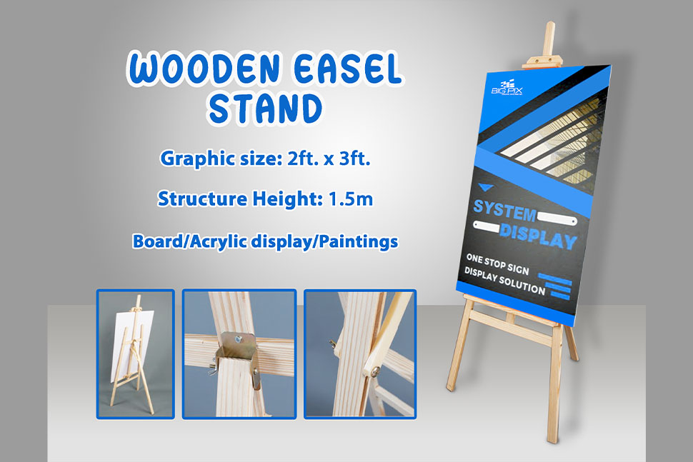 Wooden Easel Stand